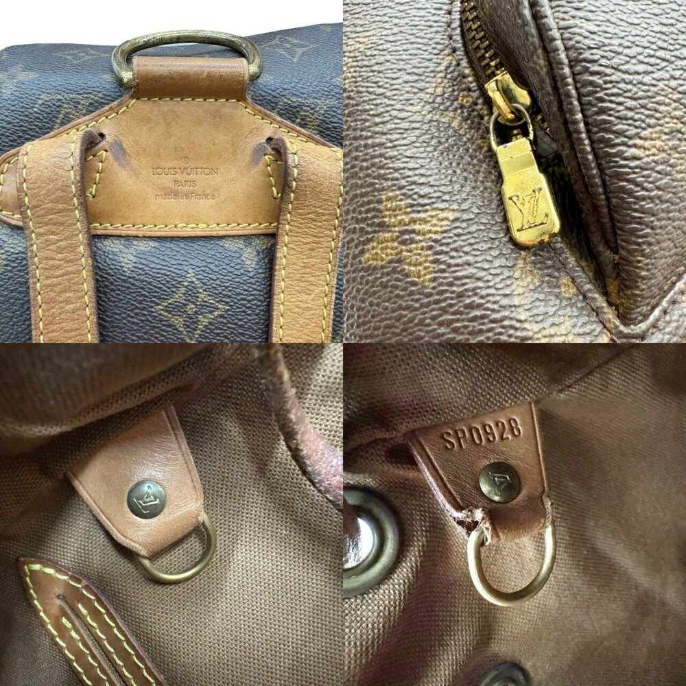 LOUIS VUITTON Brown Monogram Backpack - Picture 7 of 14